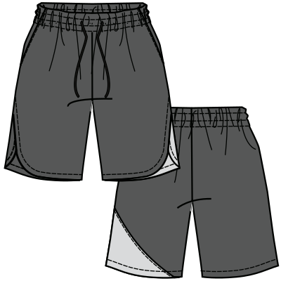 Patron ropa, Fashion sewing pattern, molde confeccion, patronesymoldes.com Sport short bermuda 9595 MEN Shorts